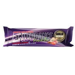 Barrita Energética Endurance Fruit Bar Gold Nutrition 12 x 40g Fresa/Almendra