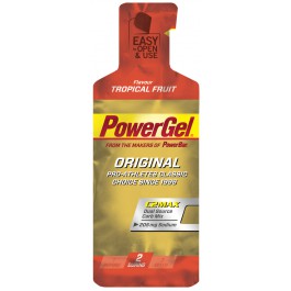 Gel Energético Power Gel PowerBar 12 x 41g Frutas Tropicales
