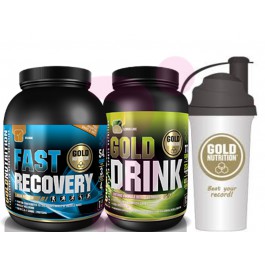 Pack Gold Nutrition Gold Drink 1 Kg + Fast Recovery 1 Kg