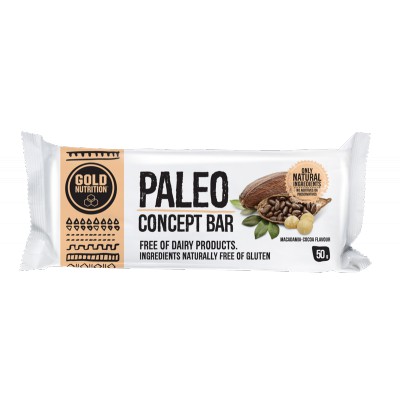 Barrita Paleo Concept Gold Nutrition Macadamia Cacao
