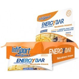 Infisport Energy Bar 40g Almendras, Pasas y Miel