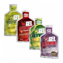 Gel Energético Extreme Gel Guaraná & Cafeína Gold Nutrition 40g Frutos Silvestres