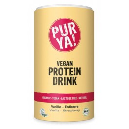 PUR YA! Mix Proteínas Vegetales Ecológicas 550g Vainilla y Fresa