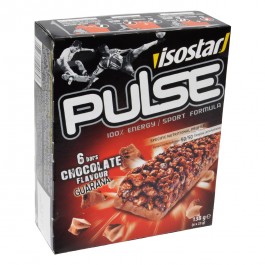 Barrita Energética Isostar Pulse (6x23g) Chocolate, Avellana y Guaraná