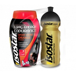 Bebida Isotónica Isostar Long Energy Drink 790g Naranja + Bidon