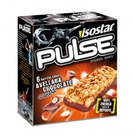 Barrita Energética Isostar Pulse (6x23g) Chocolate, Avellana y Guaraná